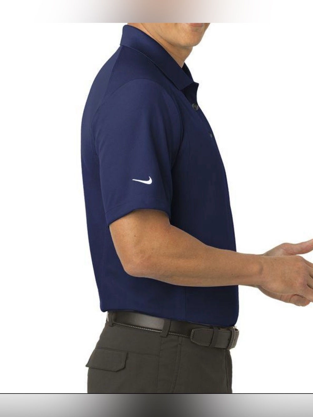 Nike Golf Men's Navy Dri-Fit Polo